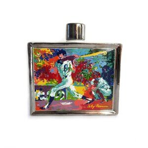 LeRoy Neiman Sports Commemorative Baseball Liquor Bottle Bar Decor 1979